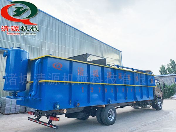 發往四川的平流式溶氣氣浮機微濾機等設備