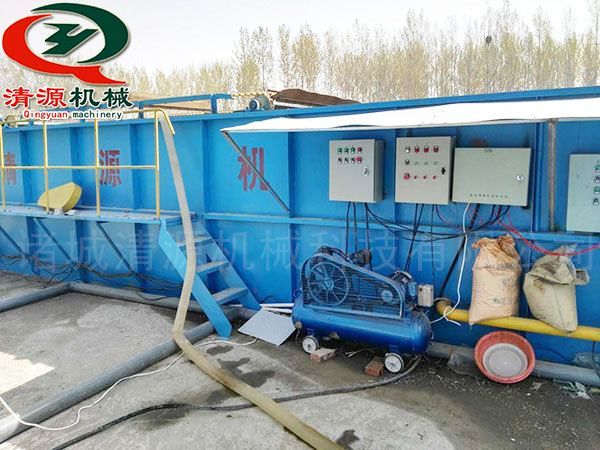 平流式氣浮機(jī)安裝現(xiàn)場